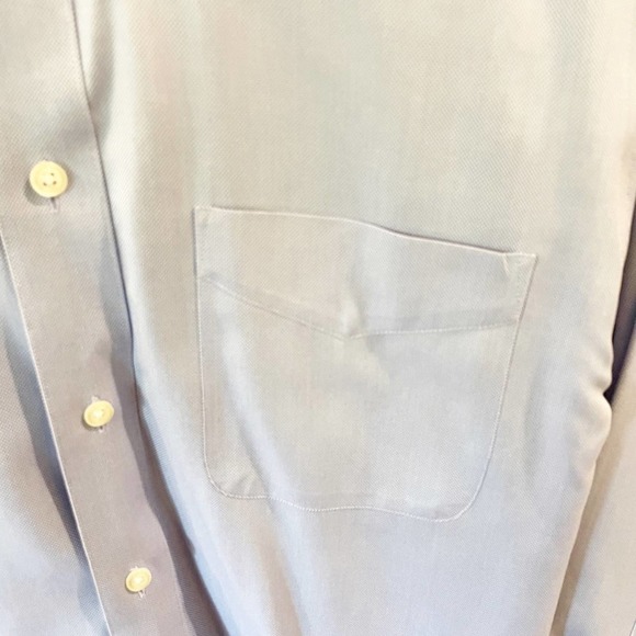 Joseph & Feiss Button Down Shirt Blue Neck 15 M - Picture 3 of 8